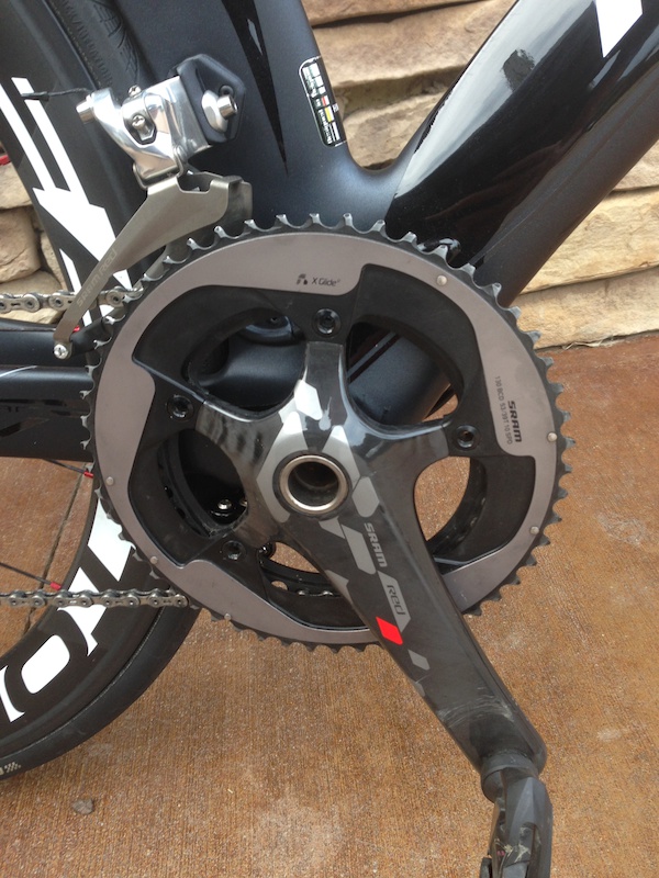 SRAM RED carbon EXOGRAM 53/39 crankset and Time carbon pedals