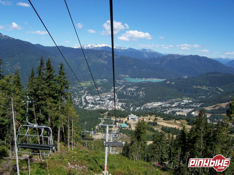 took this shot on the way up to the top of whistler looking back at the villiage