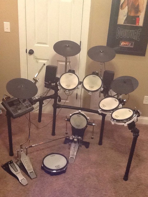 2015 Roland mesh V-Drums TD-8 Electronic Drum Kit Percussion Modu