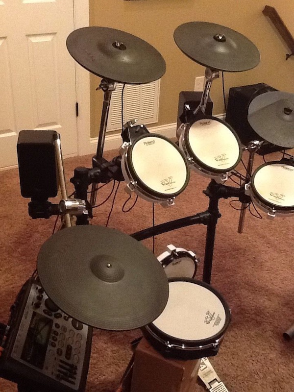 2015 Roland mesh V-Drums TD-8 Electronic Drum Kit Percussion Modu