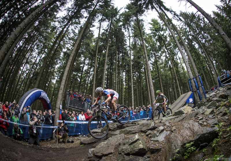 Pauline Prevot kept it going to third place today.