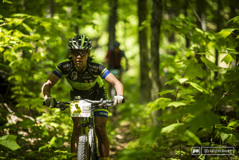 Crystal Anthony had a strong day yesterday taking the stage win. After a small crash today she finished third.