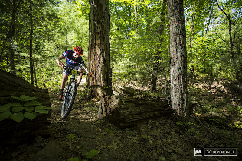 David Forkner navigates one of the East Coast Rocks sections racing in the Epic Team category for Team CTS.