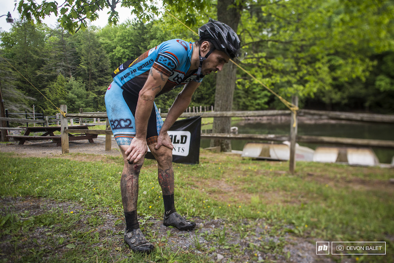 Michael Wissell found his way back out of the pain cave after today s road hammer fest but it also involved flesh meeting gravel.