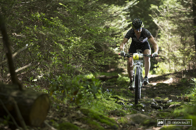 Aaron Albright finds the quick and dry line through one of many water crossings on the day. Aaron has had a great week of racing sitting well in 6th overall. At such a young age he has a bright future ahead of him.