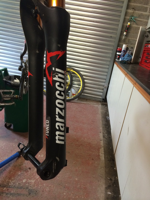 2014 marzocchi 350 cr 160mm forks