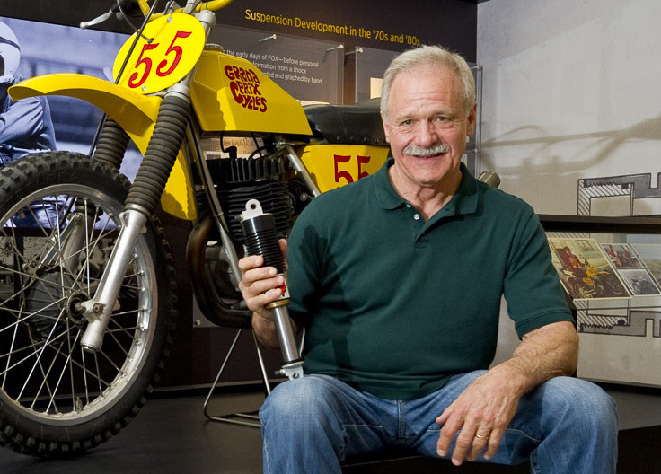 Bob Fox, Fox factory founder, at the opening of the Fox Museum