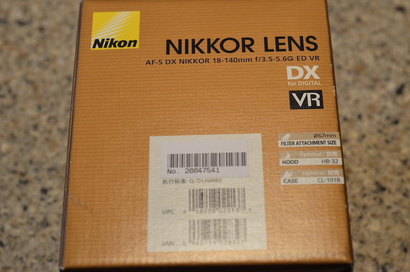 2015 Nikkor Lens 18-140mm f/3.5-5.6G ED VR *NEW Nikon