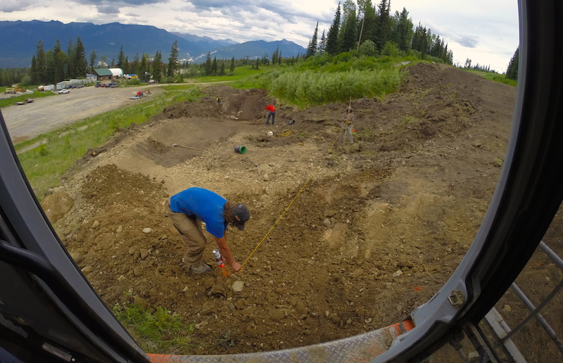 At the speed you will be carrying into this berm it better be shaped right. There are 7 new jump features added onto the jump line at the base.