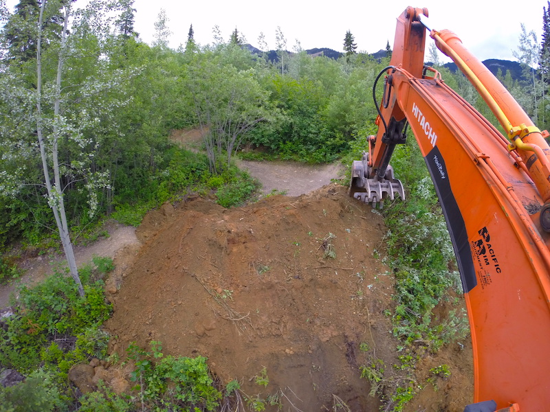 There was only one berm in this section that never linked up. Hopefully that s no longer true.