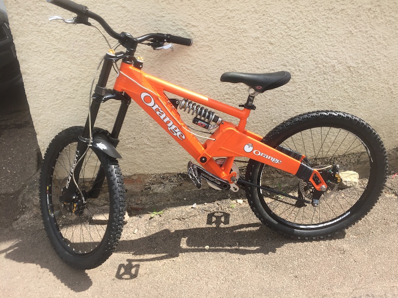 orange 222 downhill bike