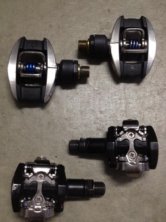 Crank Bros Quattro pedals For Sale