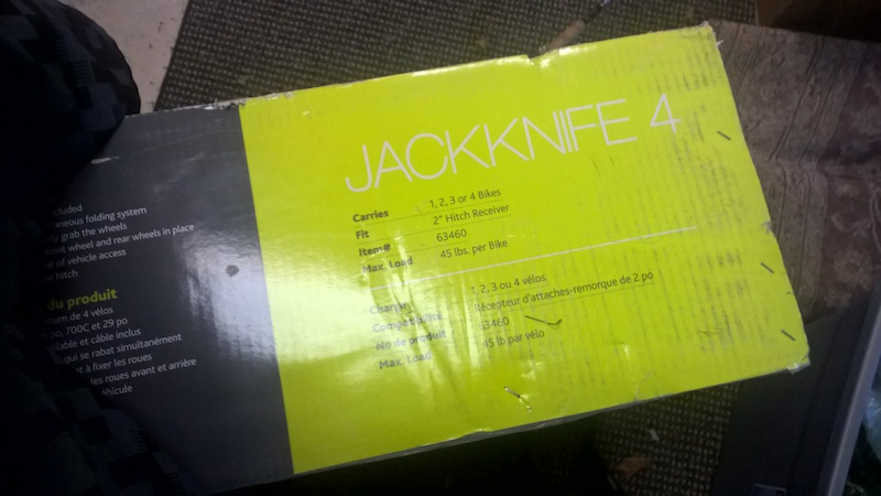 2015 Swagman Jackknife 4 FREE SHIPPING