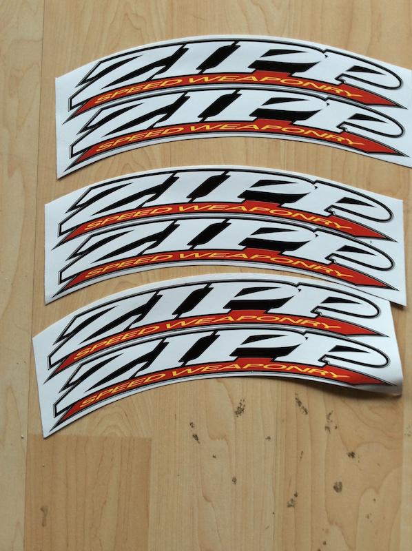 ZIPP HED DECALS For Sale