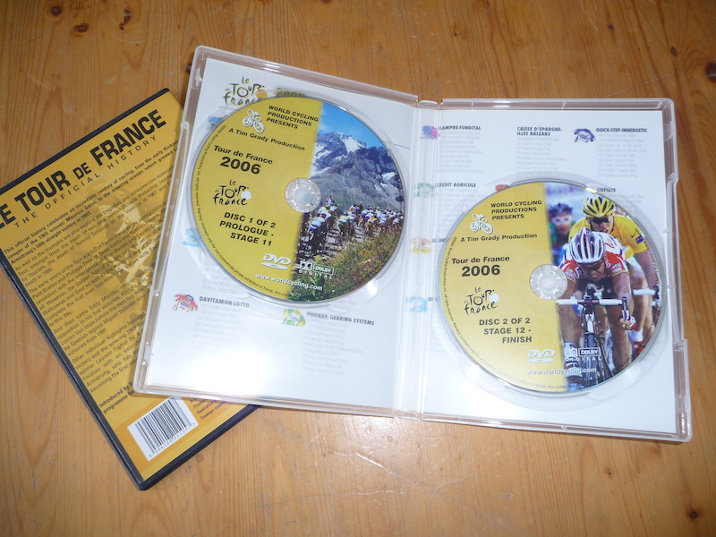 2006 Tour de France DVD 4 hrs.  Floyd Landis Hero or Villain?