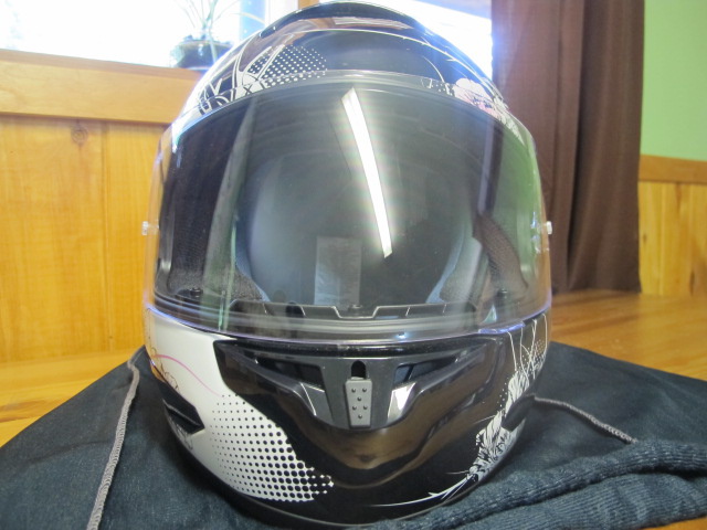 2013 HJC Black/White/Pink CL-16 Street Helmet SIZE: XS