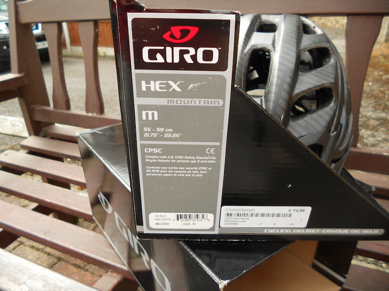 2014 Giro Hex,ex display some shop soiling, size M,55-59