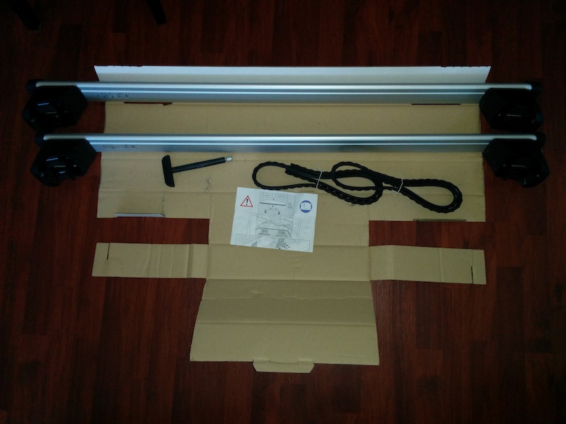 2015 AUDI Q5 OEM ROOF RACK CROSS BARS PART 8R0 071 151 D For Sale