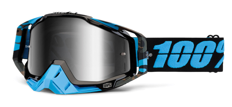 2015 100% Racecraft Goggles (Acid Nam - Mirror Silver lens)