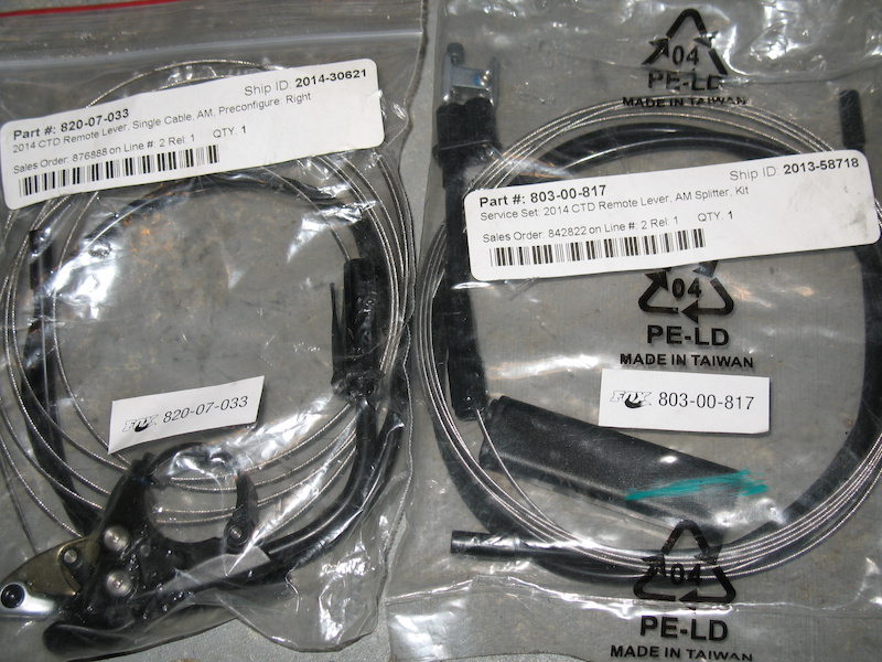 FOX 3 Position Remote Lever & Cable Splitter For Sale