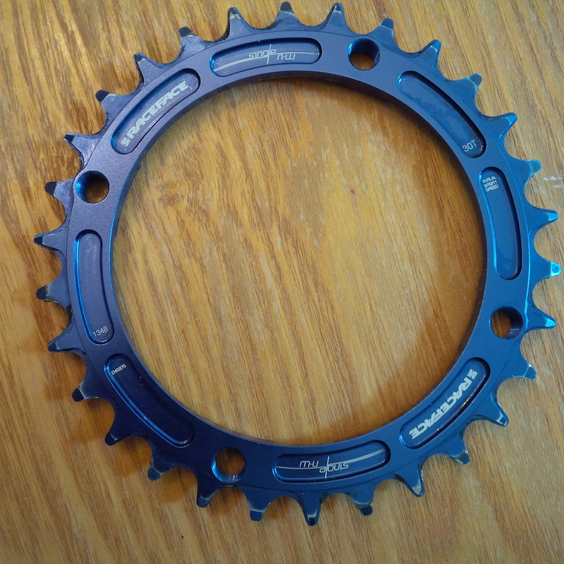 2015 Race Face Narrow Wide 30t Chain Ring 104BCD Blue