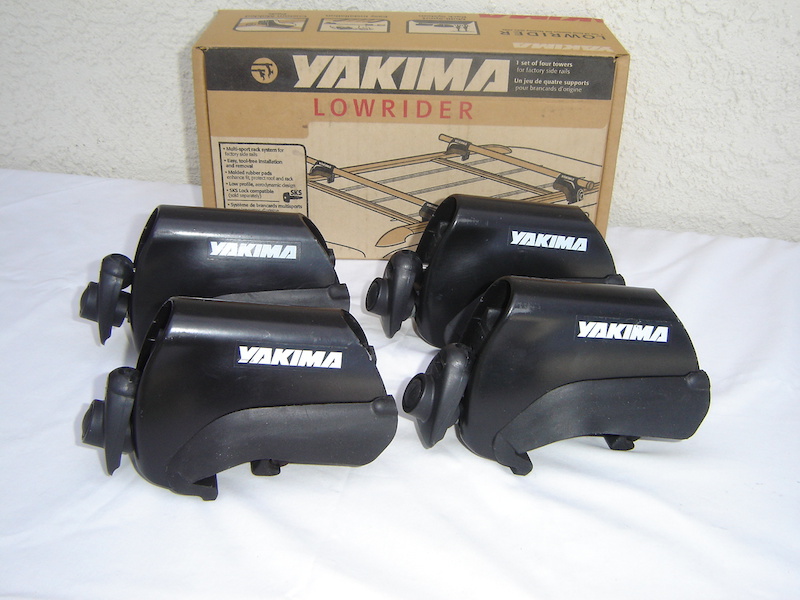Set 4 Yakima Lowrider Towers Car Roof Rack With C1 Claws 8000118 for sale online 