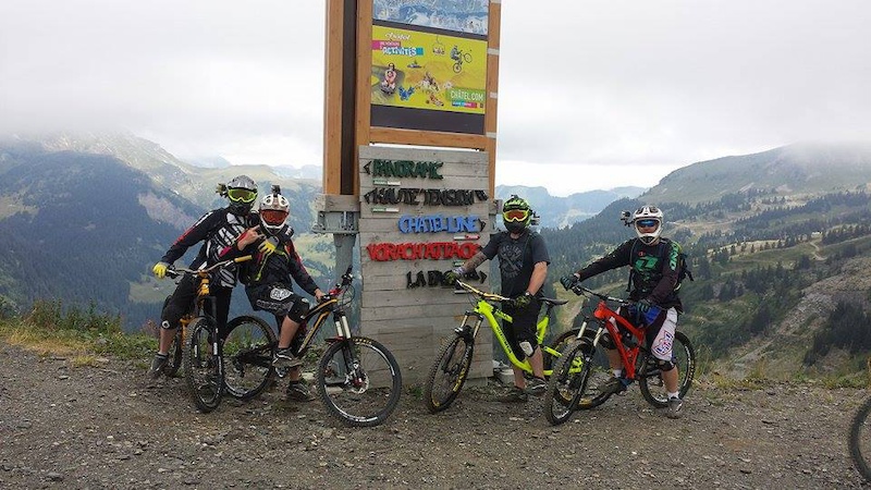 top of chatel bike park