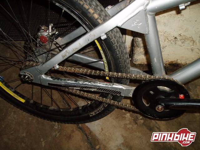 rear wheel, great shape with the DMR tire
