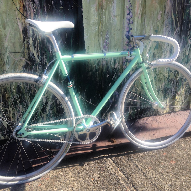 2015 Fuji Feather mint green single speed For Sale