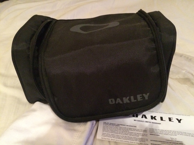 2015 Oakley Airbrake MX Goggles - Matte White Speed