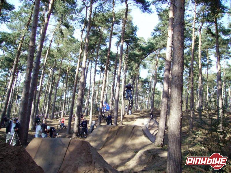 drew riding the new mahusive Dj's at chicksands. SWEEET!!!!!