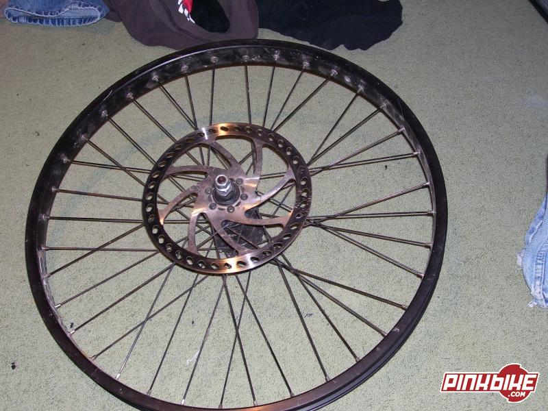 Front 26" wheel rotor not included