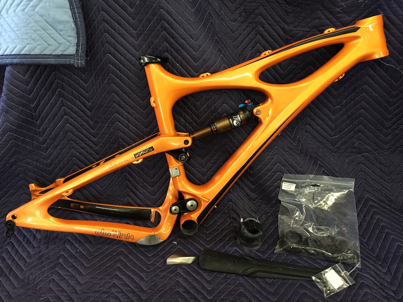 2013 ibis slr carbon med light mtn bike frame works 1.5 headset For Sale