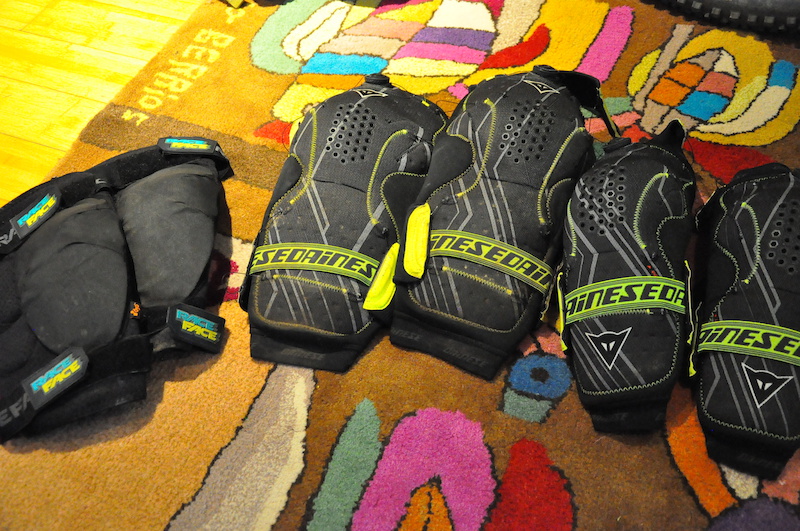 2014 Dainese and Raceface knee and elbow pads