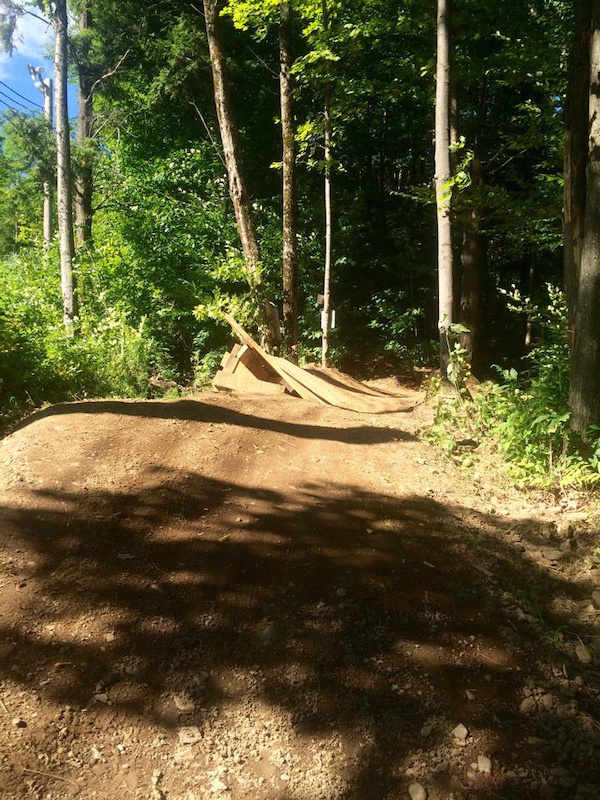Trail 52 - Wooden berm