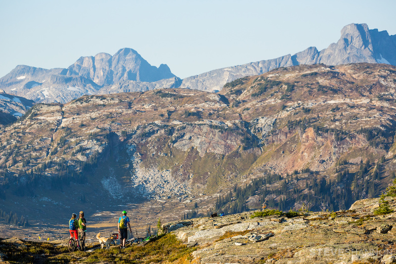 Overlooking the Gold Range of the Monashees.