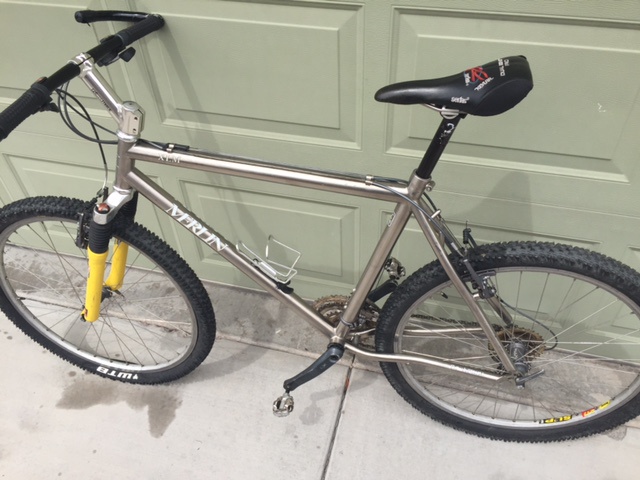 Rare MERLIN XLM TITANIUM HARDTAIL MOUNTAIN BIKE For Sale