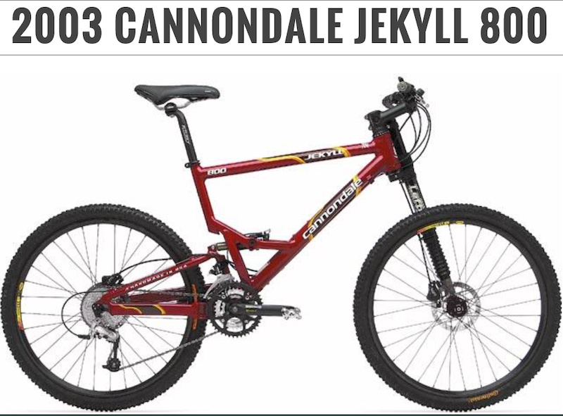 2003 Cannondale Jekyll 800 - Lefty! 100 
