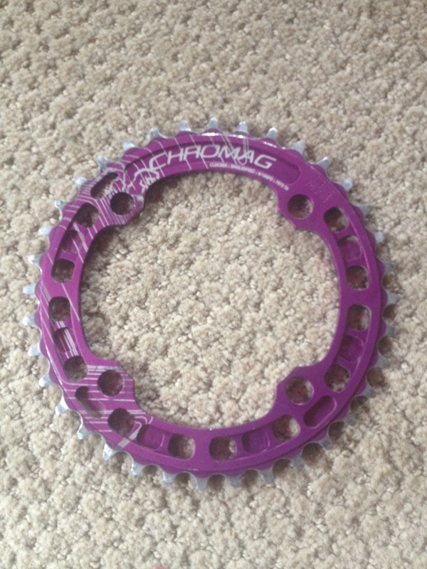 0 Chromag 36T chainring in purple