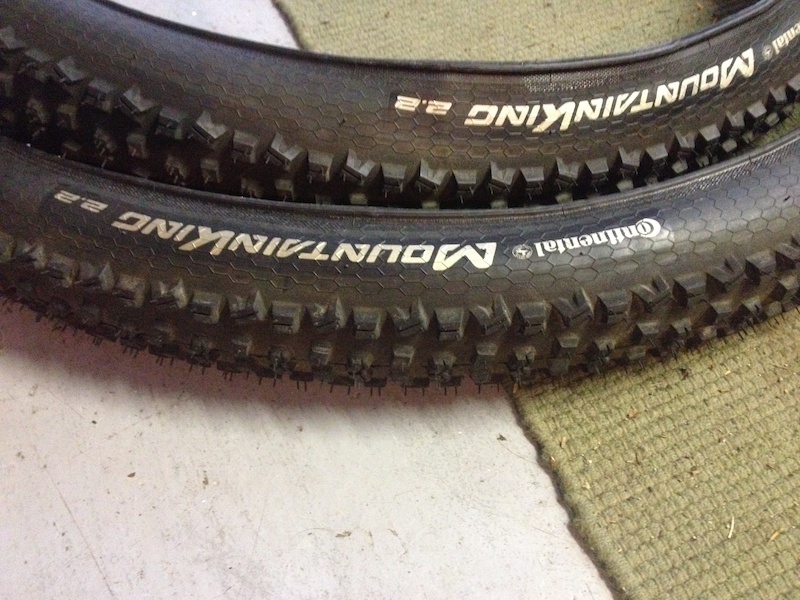 2014 Brand new Continental Mountain King 2.2 tires