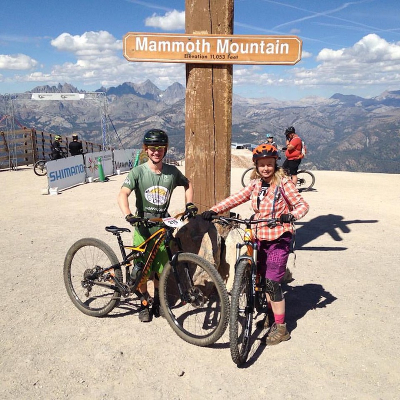 Mother, son ride at mammoth!