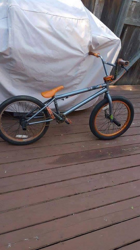 0 Mirraco Detroit BMX Bike, Grey w/ Orange Components