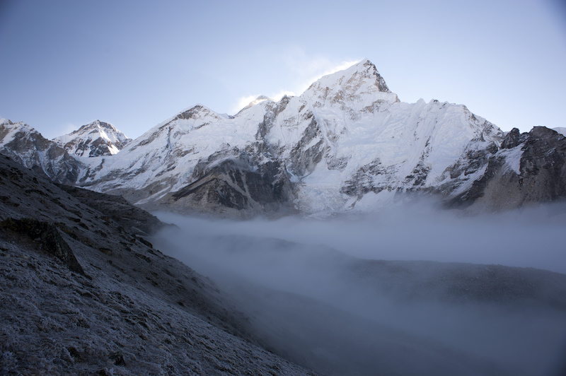 Sunrise over Mt Everest and Nuptse