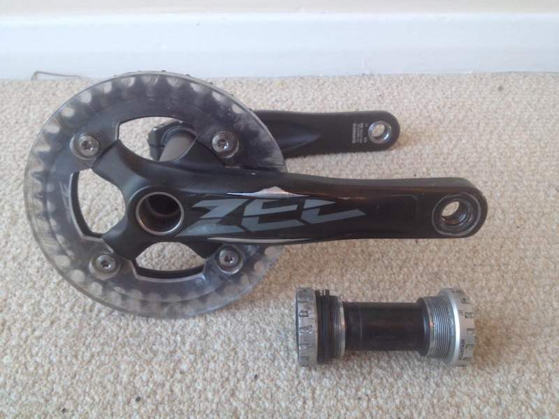 Shimano Zee Crankset - 83mm + BB For Sale