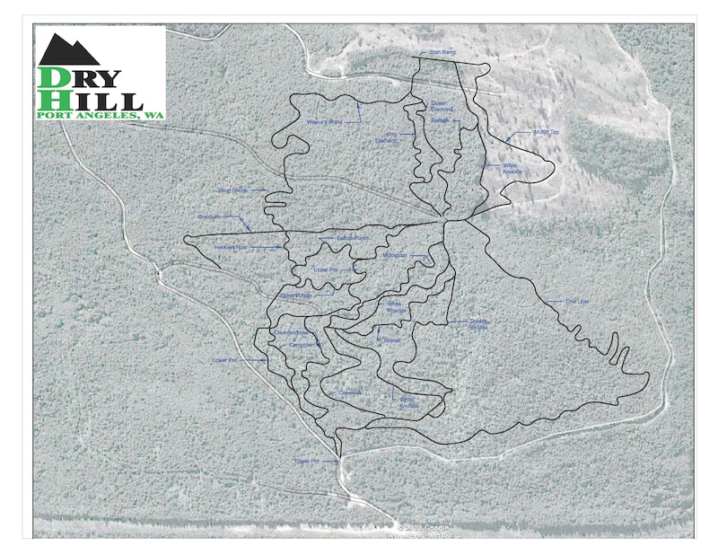 Dry Hill map