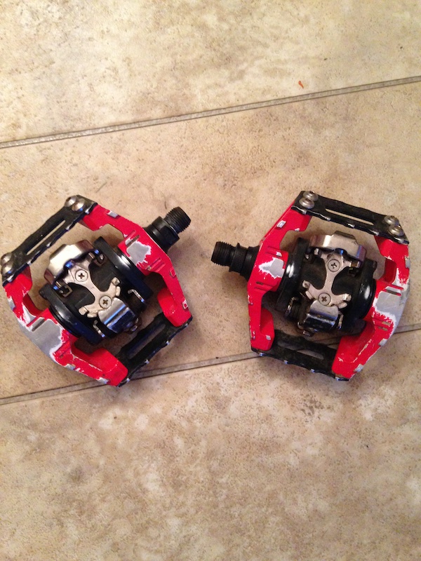 0 Shimano DX Pedals Red