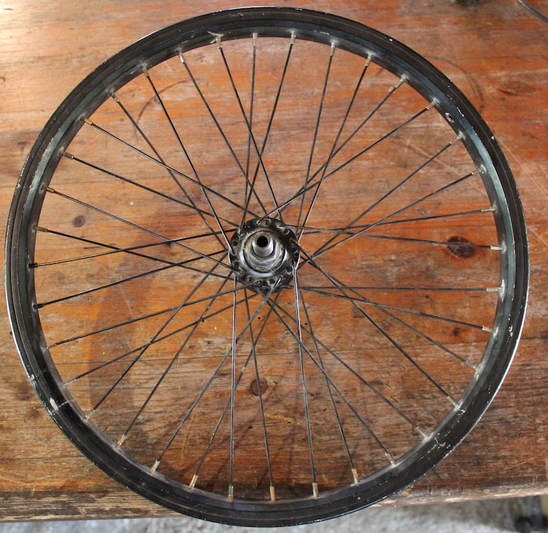 1143 Front 20" BMX wheel 14mm axle For Sale