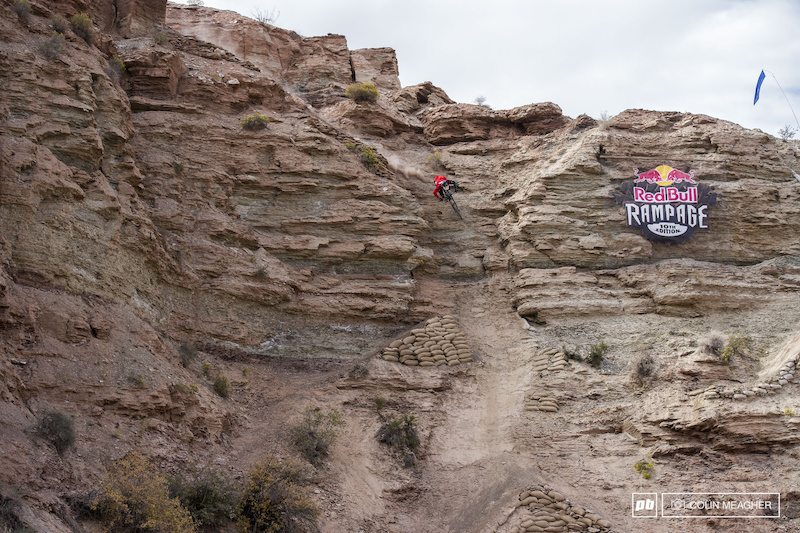 at Redbull Rampage zone in Virgin, Utah, United States photo by