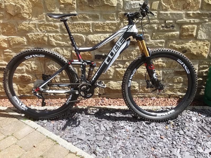 2014 Cube Stereo 140 HPC SL 29er frame, forks, Reverb, bars For Sale