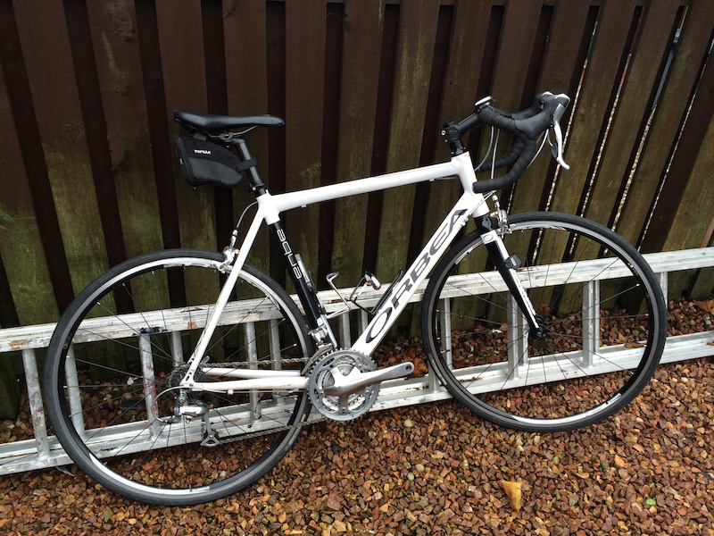 Orbea Aqua T-57 Road Bike and Shoes For Sale